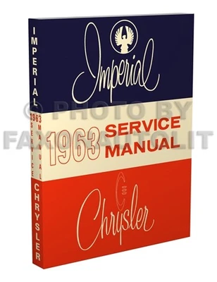 Manuale Di Riparazione Chrysler 1963 New Yorker Imperial 300 Newport - Immagine 1 di 4