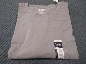 Lee pima cotton blend crew neck short sleeve t-shirt mens size 2 XLT - Picture 1 of 11