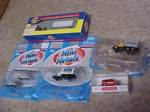 Mini Metals / Athearn & Wiking TRUCKS - CARS 1:160 N Scale - Picture 1 of 7