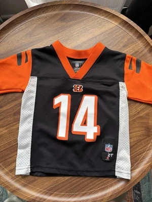 Футболка ребенка ясельного возраста NFL Cincinnati Bengals No14 Andy Dalton размер 2T - Изображение 1 из 4