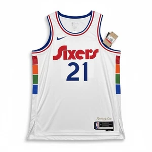 Philadelphia 76ers Joel Embiid Nike NBA Swingman Trikot Spectrum City Edition L - Bild 1 von 13