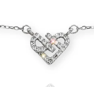 Collar Corazón Plata Personalizado Todos los Días Cumpleaños Aniversario Regalo Para Ella Reino Unido - Imagen 1 de 17