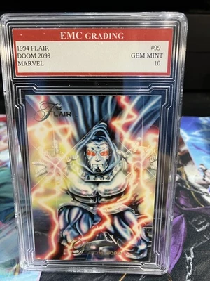 DOOM 2099 FLAIR ANNUAL 1994 GRADED 10 CARD MINT VINTAGE - Image 1 of 2