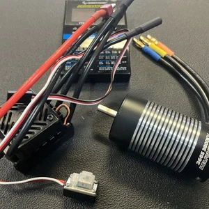 Combo de motor ESC sin escobillas WP-10BL80 3665 3800KV 80A para camión auto radiocontrol 5 mm - Imagen 1 de 5