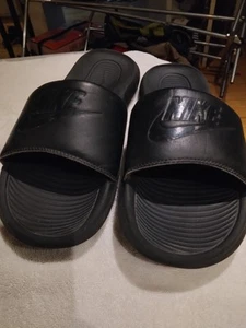 Nike Black Athletic Slipper SZ13 - Picture 1 of 4