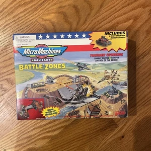 VINTAGE 1994 MICRO MACHINES BATTLE ZONES THUNDER CROSSING NEW IN BOX - Picture 1 of 7