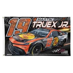 MARTIN TRUEX JR #19 BASS PRO SHOPS 3'X5' DELUXE FLAG WINCRAFT 🏁 - Picture 1 of 1