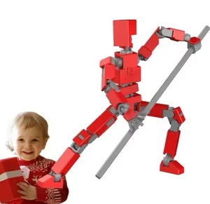 Multi-Joint Moveable T13 Action Figure Swordsman 3D Robot Titan13 Toy & Others - Picture 1 of 2
