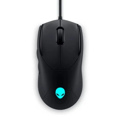 Alienware AW320M Wired Gaming Mouse, USB-A, Optical Sensor, 6 Buttons - Black - Image 1 of 4