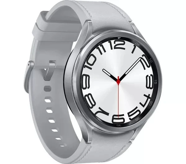 Samsung Galaxy Watch6 Classic SM-R960 47mm Silver With Extras - Image 1 of 4