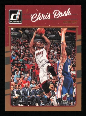 Baloncesto Donruss #42 Chris Bosh 2016-17 corte calefacción casi nuevo-como nuevo Foto 1 de 3