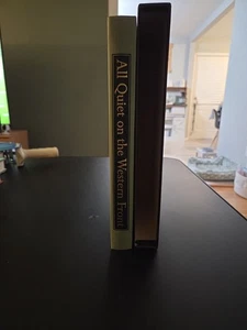 ALL QUIET ON THE WESTERN FRONT Erich Maria Remarque Heritage Press in Slipcase - Foto 1 di 12