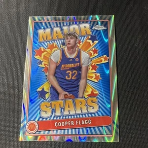 COOPER FLAGG 2024 MCDONALDS TOPPS CHROME MAJOR STARS RAYWAVE REFRACTOR DUKE - Bild 1 von 3