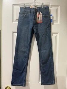 Boy's Youth Levi's 511 Performance SLIM Stretch Blue Denim Jeans Sz 12 Reg 26x27 - Picture 1 of 8