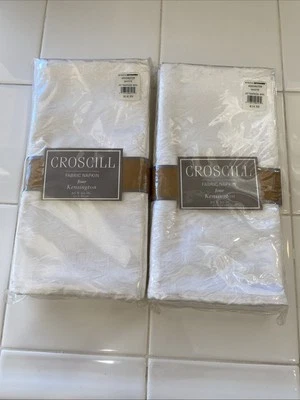 Croscill Fabric Napkins 2 Sets Of 4 Kensington 20”x20” - Image 1 of 3