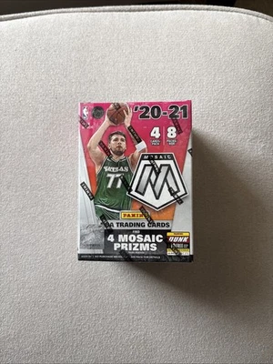 Baloncesto Panini 2020-21 mosaico sellado de fábrica caja bláster fanáticos naranja Prizm Foto 1 de 3