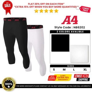 A4 NB6202 Youth Polyester/Spandex Moisture wicking Compression Tight - Bild 1 von 3