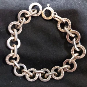 Bvlgari Silber Kette Glieder Armband Metall Schmuck gebraucht - Bild 1 von 1
