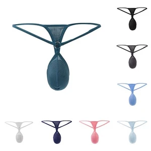 Sexy dünne niedrige Herren-G-String-Slips Unterwäsche Tanga Höschen Unterhose T-Back - Bild 1 von 56