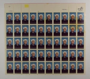 US SCOTT 2137 PANE OF 50 BLACK HERITAGE MARY BETHUNE STAMPS 22 CENT FACE MNH - Picture 1 of 1