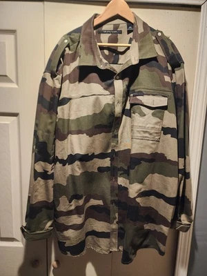 Camisa Sean John Abotonada Manga Larga, Hombre, Camuflaje, 4XB Foto 1 de 3