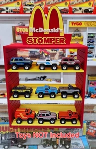 Schaper Stomper 4x4 Display Shelf w/ Sign for McDonald’s Happy Meal Toys *Read - Picture 1 of 13