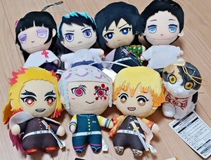 Demon Slayer Kimetsu no Yaiba Plüsch 9er Set Tomioka Uzui Tokito Iguro Rengoku JP - Bild 1 von 2