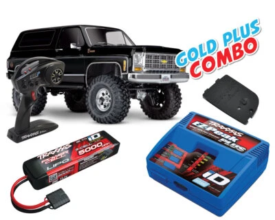 Traxxas Chevy Blazer TRX-4 Clipless schwarz Gold Plus Combo TRX82276-4-BLK-GO... - Bild 1 von 4