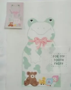 CC Canvas Collection needlepoint HP handpaint TOOTH FAIRY frog pillow CD300E 18m - Picture 1 of 5