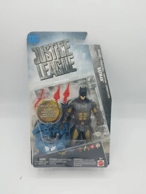 NOVO DC JUSTICE LEAGUE BATTLE ARMOR BATMAN SHIELD BLASTER 6 MOSC - Imagem 1 de 2