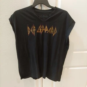 Def Leppard Graphic Concert Band Cutoff Shirt XXL Rock - Bild 1 von 3