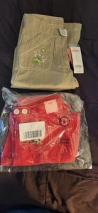 Set of 2 Brand-New Pair of Girls Gymboree Pants with an Adjustable Waist Size 6 - Picture 1 of 12