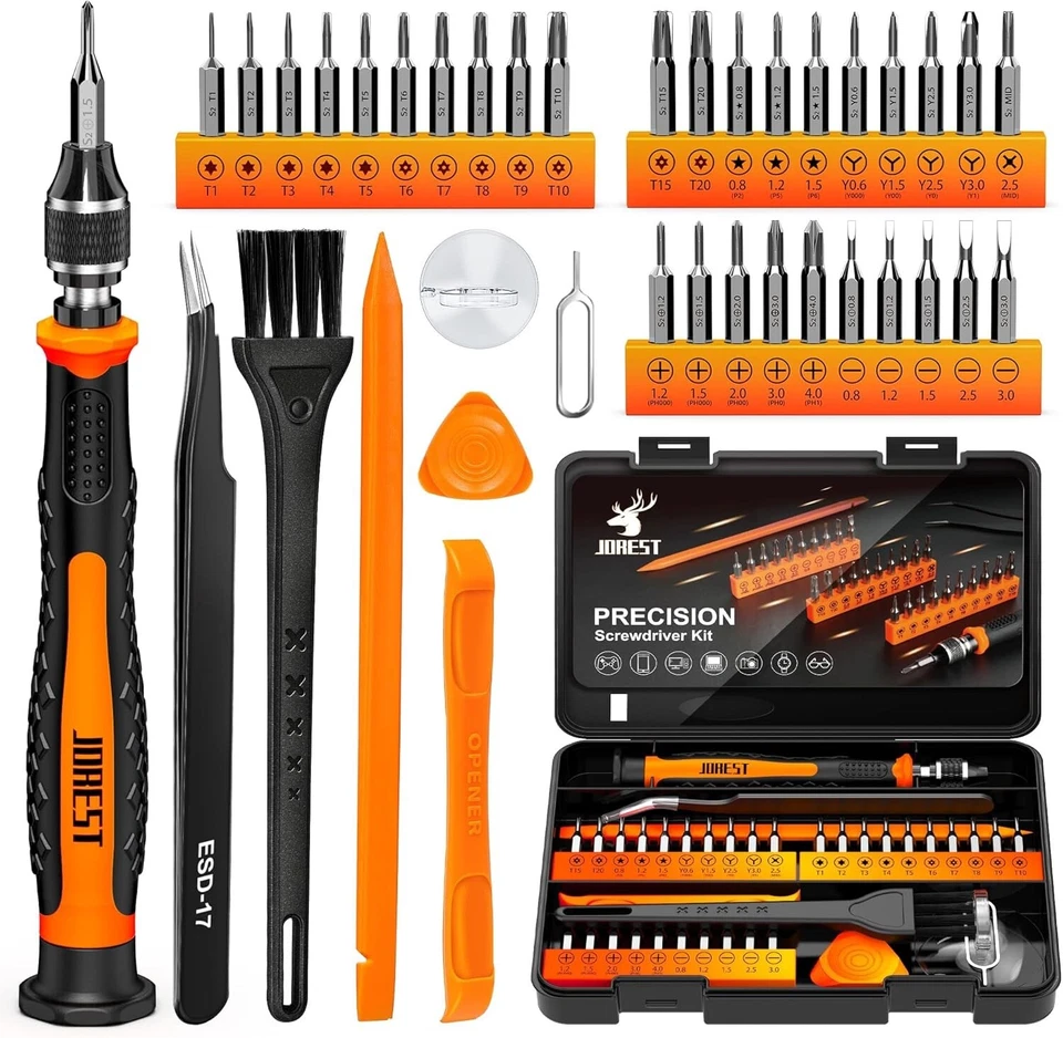 Jorest 38Pcs Feinmechaniker Schraubendreher Set, Mini Werkzeug Set Mit Torx T5 T - Bild 1 von 4
