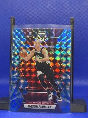 2022-23 Panini Mosaic - Mason Plumlee #134 Reactive Blue Mosaic Prizm - Image 1 of 2