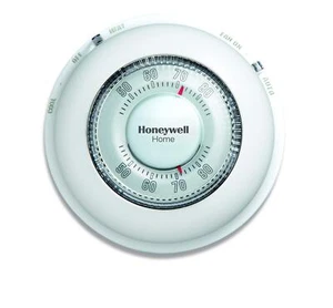 Honeywell Home Round Non Programmable Thermostat Large White CT87N - Picture 1 of 7