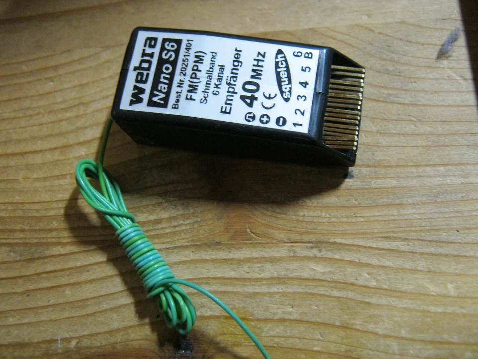 Empfänger Webra Nano S 6 - (40 Mhz  Band) - Bild 1 von 1