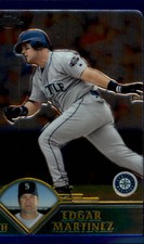 2003 Topps Chrome Seattle Mariners Baseball Card #71 Edgar Martinez