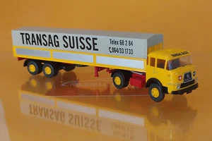 Wiking 051503 Krupp 806 Pritschensattelzug "Transag Suisse" 1:87 NEU Modell - Picture 1 of 2