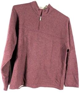 Woolrich maglione uomo 1/4 zip marrone XL usato - Foto 1 di 7