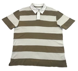 COLORADO Polo Shirt Classic Short Sleeve Striped 3-Button 100% Cotton Size XL - Picture 1 of 15