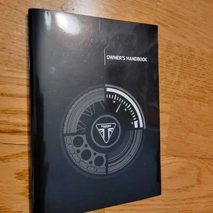 OEM TRIUMPH BONNEVILLE BOBBER OWNER'S HANDBOOK PRINTED 2016 - Picture 1 of 3