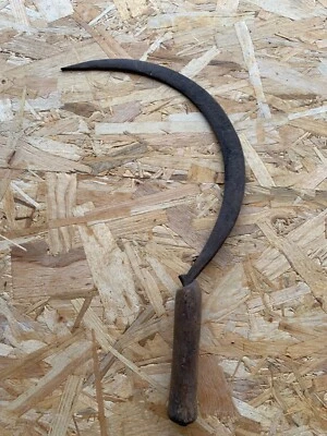 Faucille Outil ancien serpe serpette agricole ferme scie  herboriste jardin (10 - Photo 1/4