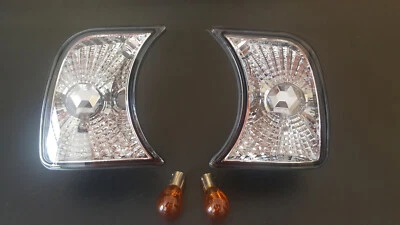 Frontblinker Set für BMW E34 5er, in chrom - Bild 1 von 2