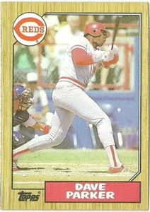 DAVE PARKER CINCINNATI ROJOS #691 - TOPPS CASI NUEVO - MONTADO 1987 - Imagen 1 de 2