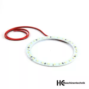 Bague LED 40, 50, 70, 80, 90, 100, 110, 120, 140mm SMD blanc 12V - Photo 1/20