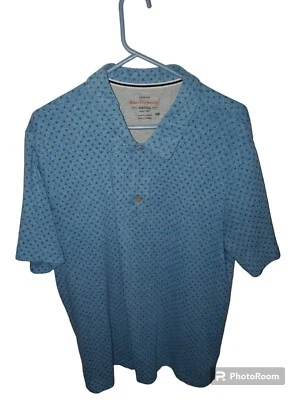 Vintage Weatherproof Shirt Mens XL  Light Blue Short Sleeve Washable Linen - Image 1 of 3