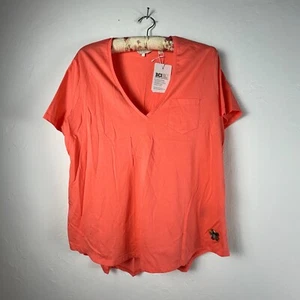 Ted Baker London Lovage Easy Fit V Neck T-Shirt Womens Size 4 Dusky Pink New $60 - Picture 1 of 9