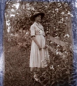 Vintage Fotografía Vidrio Negativos Mujeres Jóvenes Universidad Seton Años 1910 - Imagen 1 de 17