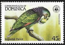 WWF 1984 BIRD Dominica IMPERIAL PARROT SC#837,SG#871 MNH OG