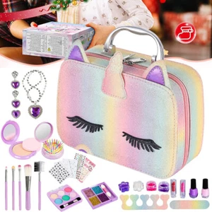 KINDERSCHMINKE- KOFFER SET MÄDCHEN MAKE UP FÜR MÄDCHEN 4 5 6 7 8 9 10 JAHRE - Bild 1 von 15